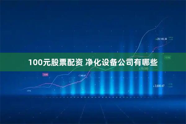 100元股票配资 净化设备公司有哪些
